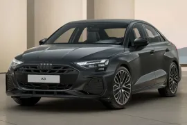Audi A3 Sed.Perf. Black 2.0 TFSI S-tronic 2025 – Diagonal Frontal · Foto: Audi