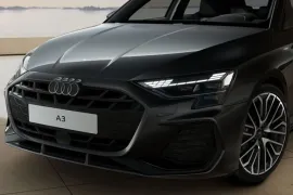 Audi A3 Sportb. Performance Black 2.0 S-tron 2025 – Detalhe Externo · Foto: Audi