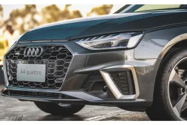 Audi A4 S Line 2.0 16V TFSI Quattro (Híb.) 2024 – Detalhe Externo · Foto: Audi