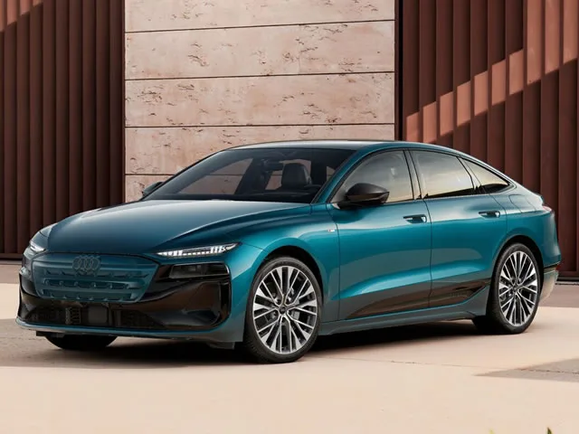 Audi A6 Sport. e-tron Perf. Black (Elétrico) 2025 – Diagonal Frontal · Foto: Audi