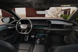 Audi A6 Sport. e-tron Perf. Black (Elétrico) 2025 – Interior · Foto: Audi