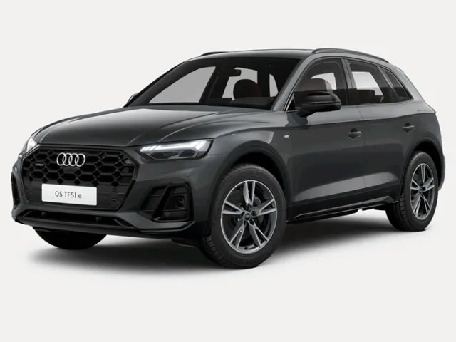 Audi Q5 Perf. Black 2.0 TFSIe S.Tr. Qt (Hib.) 2024 – Diagonal Frontal · Foto: Audi