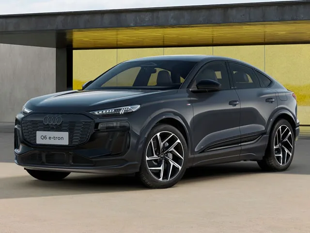 Audi Q6 E-Tron Quattro Sportback Performance Black 2025 – Diagonal Frontal · Foto: Audi