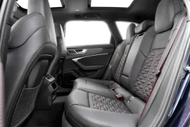Audi RS6 4.0 Avant.Perf TFSI Quat.Tip.(Hib) 2024 – Bancos de Trás · Foto: Audi
