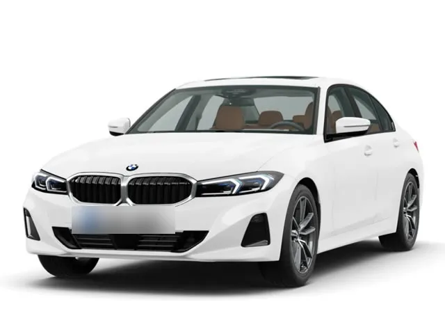BMW 320i Sport GP 2.0 2025 – Diagonal Frontal · Foto: BMW Group
