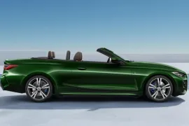 BMW 420i Cabriolet M Sport 2.0 TB 16V 2p 2024 – Lateral · Foto: BMW Group