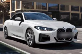 BMW 420i Cabriolet M Sport 2.0 TB 16V 2p 2025 – Diagonal Frontal · Foto: BMW Group