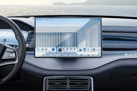 BYD Tan EV 2025 – Detalhe Interno · Foto: BYD