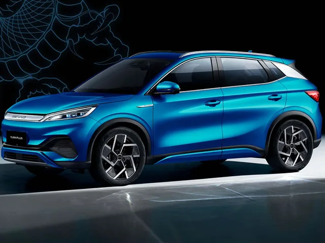 BYD Yuan Plus EV 2027 – Diagonal Frontal · Foto: BYD