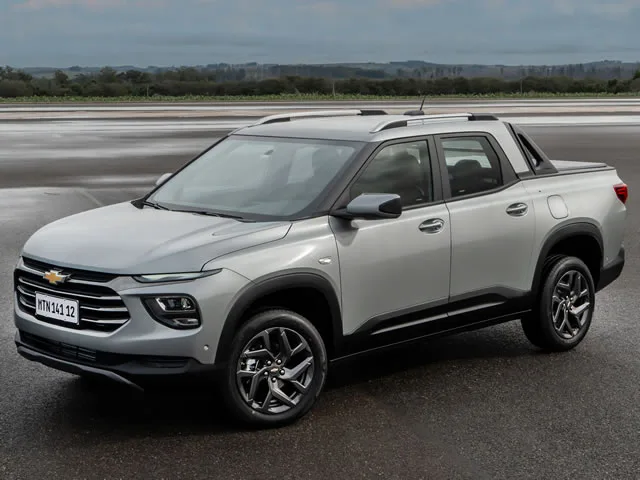 Chevrolet Montana Premier 1.2 2026 – Diagonal Frontal · Foto: Chevrolet