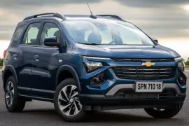 Chevrolet Spin Premier 1.8 AT 2026 – Diagonal Frontal · Foto: Chevrolet
