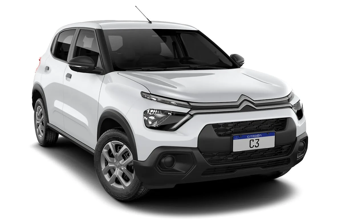 Citroën C3 Live Go 1.0 6V 5p Mec 2027 – Diagonal Frontal · Foto: Citroën