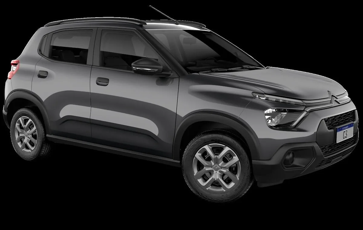 Citroën C3 Live Plus 1.0 6V 5p Mec 2026 – Diagonal Frontal · Foto: Citroën