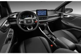 Fiat Fastback Impetus 200 T. Aut (Hibrído) 2026 – Painel · Foto: Fiat