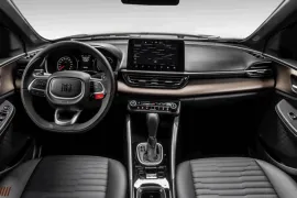 Fiat Fastback Tributo 125 1.0 Turb. Flex Aut 2025 – Interior · Foto: Fiat
