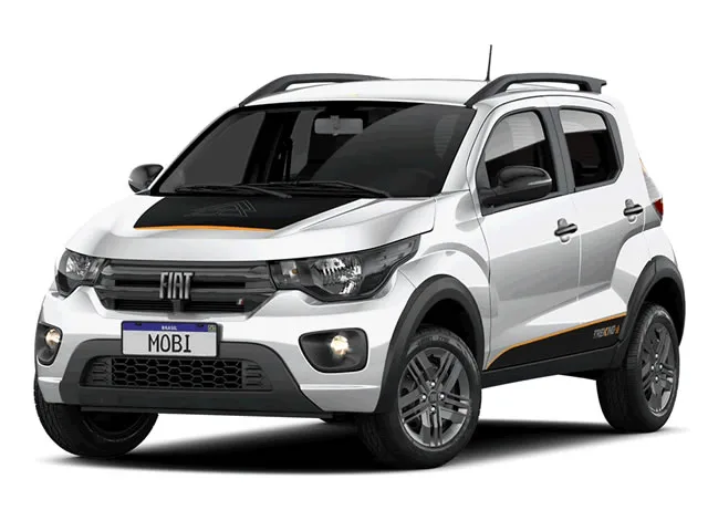 Fiat Mobi Trekking 1.0 2026 – Diagonal Frontal · Foto: Fiat