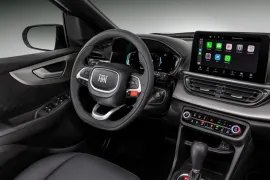 Fiat PULSE IMPETUS T. 200 Aut. (Hibrído) 2025 – Painel · Foto: Fiat
