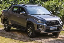 Fiat Strada Ranch 1.0 Turbo 2026 – Diagonal Frontal · Foto: Fiat