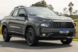Fiat Toro Ultra 1.3 16V 4x2 TB Flex Aut 2026 – Diagonal Frontal · Foto: Fiat