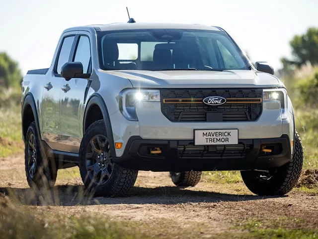 Ford Maverick Tremor 2.0 EcoBoost 4WD Aut 2025 – Diagonal Frontal · Foto: Ford