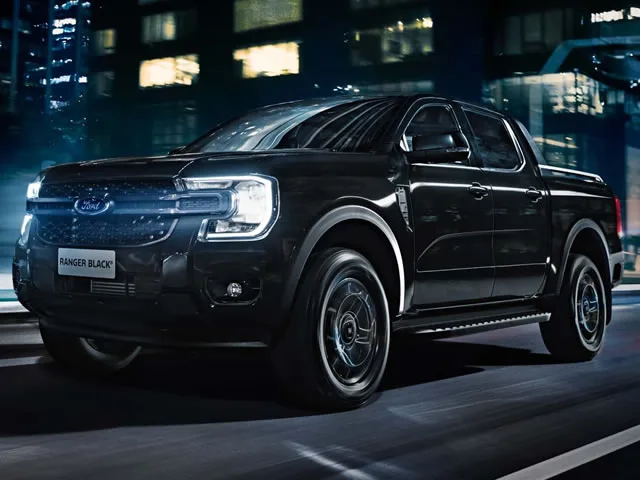 Ford Ranger Black 2.0 4x2 CD TB Diesel Aut 2025 – Diagonal Frontal · Foto: Ford