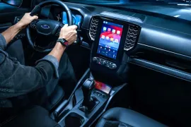 Ford Ranger Black 2.0 4x2 CD TB Diesel Aut 2025 – Painel · Foto: Ford
