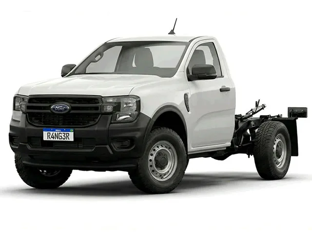Ford Ranger XL 2.0 4x4 Chassi Mec 2026 – Diagonal Frontal · Foto: Ford