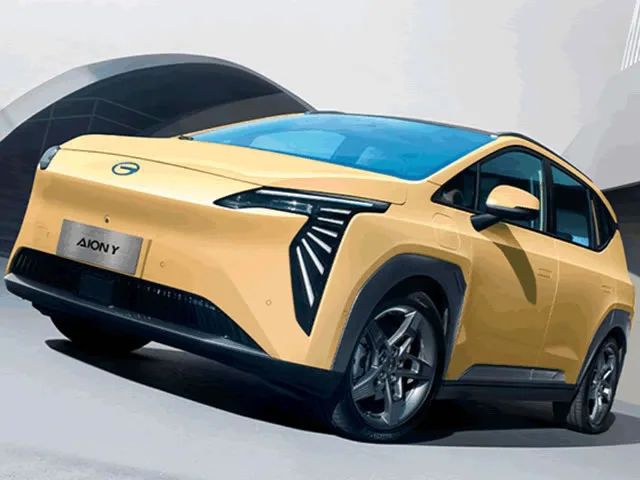 GAC AION Y Elite (Elétrico) 2025 – Diagonal Frontal · Foto: GAC