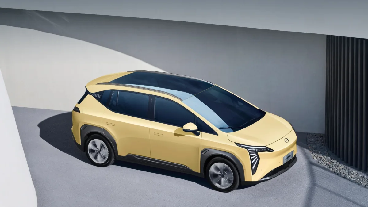 GAC AION Y Elite (Elétrico) 2027 – Diagonal Frontal · Foto: GAC