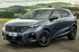 GAC GS3 Elite 1,5 16V Turbo Aut 2027 – Diagonal Frontal · Foto: GAC