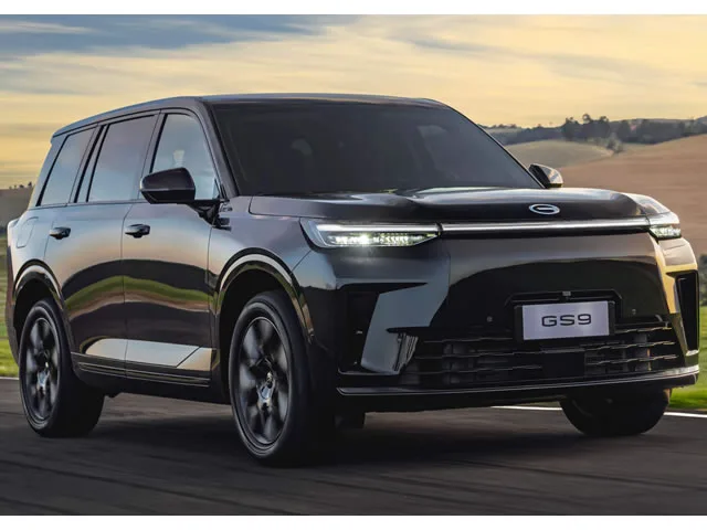 GAC GS9 Ultra 1,5 16V AWD Turbo Aut 2027 – Diagonal Frontal · Foto: GAC