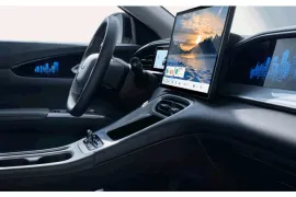 Geely EX2 MAX 2026 – Detalhe Interno · Foto: Geely