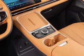 Geely EX5 EM-i MAX 2026 – Detalhe Interno · Foto: Geely