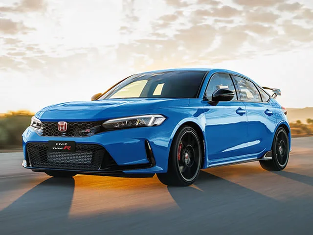Honda Civic Hatch Type R 2.0 2025 – Diagonal Frontal · Foto: Honda