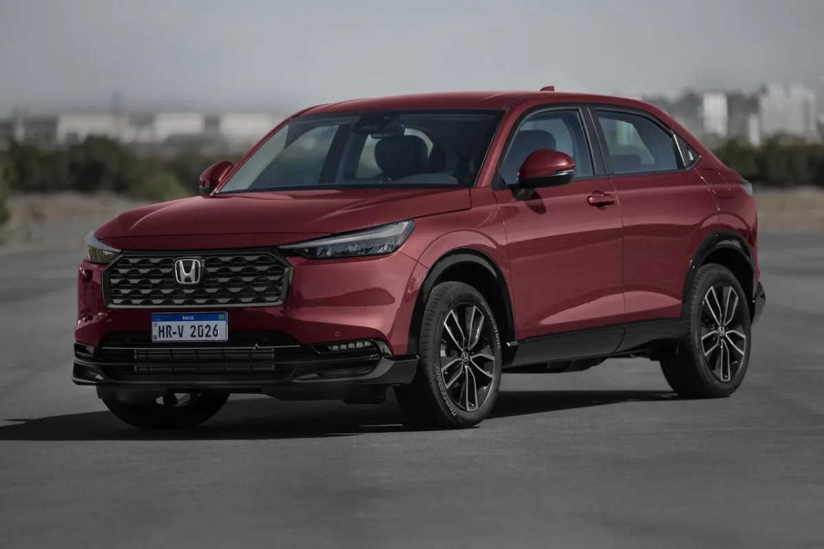 Honda Hr-v Touring 1.5 Turbo 2026 – Diagonal Frontal · Foto: Honda