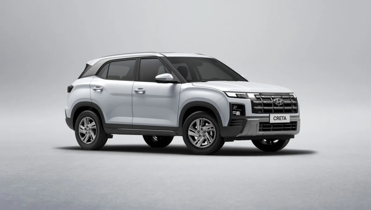 Hyundai Creta Comfort 1.0 Turbo 2025 – Diagonal Frontal · Foto: Hyundai