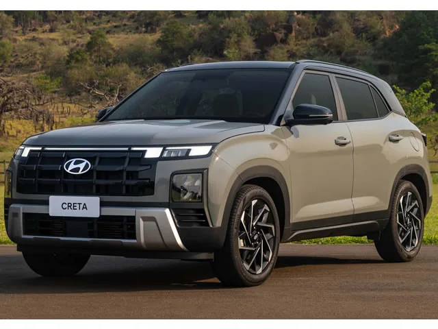 Hyundai Creta Ultimate 1.6 TB 16V Aut 2025 – Diagonal Frontal · Foto: Hyundai