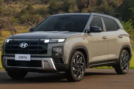 Hyundai Creta Ultimate 1.6 TB 16V Aut 2025 – Diagonal Frontal · Foto: Hyundai