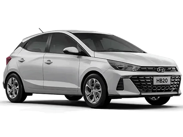 Hyundai Hb20 Comfort Plus 1.0 2024 – Diagonal Frontal · Foto: Hyundai