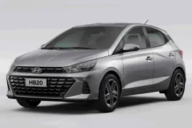 Hyundai HB20 Comf. Plus Tech 1.0 TB Flex 12V Aut 2025 – Diagonal Frontal · Foto: Hyundai