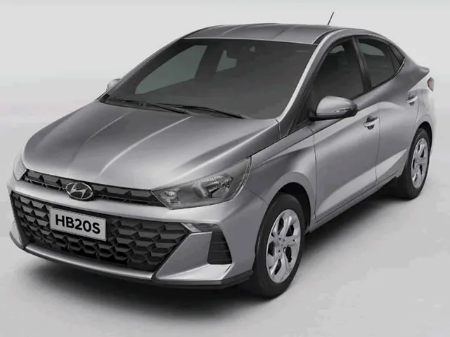 Hyundai Hb20s Comfort 1.0 2026 – Diagonal Frontal · Foto: Hyundai