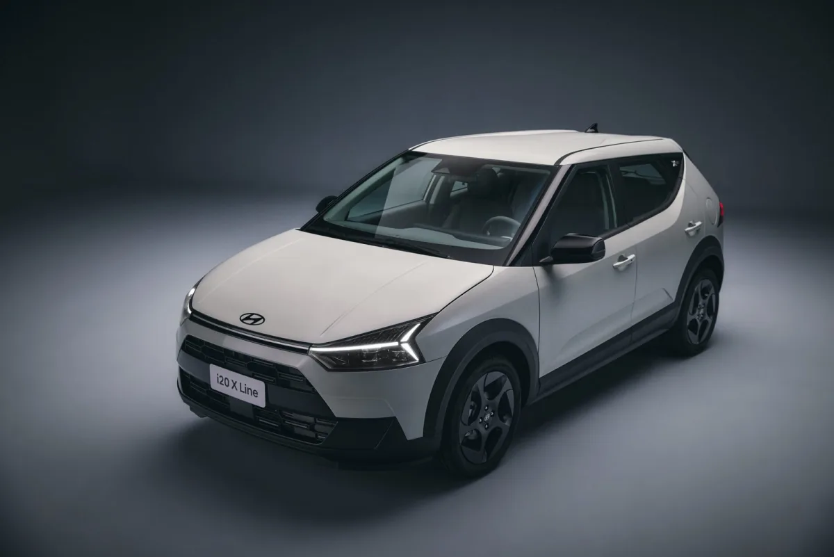 Hyundai I20 X Line 1.0 Turbo 12V Aut 2027 – Diagonal Frontal · Foto: Hyundai