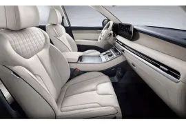 Hyundai PALISADE Signature 3.8 GDI AWD Aut 2025 – Bancos da Frente · Foto: Hyundai