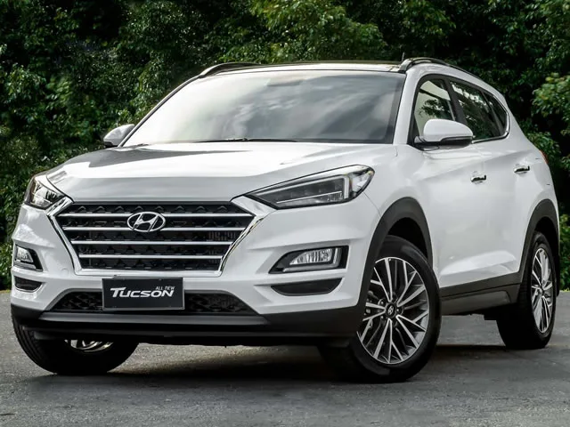 Hyundai Tucson Limited 1.6 Turbo 2025 – Diagonal Frontal · Foto: Hyundai