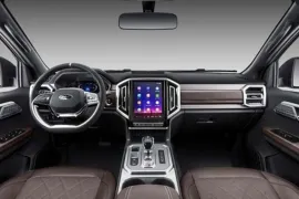 JAC HUNTER HD 4X4 2.0 CTI Diesel Aut 2024 – Interior · Foto: JAC