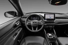 Jeep Commander Blackhawk 2.0 2026 – Painel · Foto: Jeep