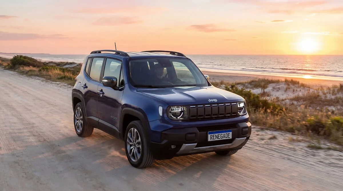 Jeep Renegade Longitude T270 1.3 Turbo 4x2 Aut 2027 – Diagonal Frontal · Foto: Jeep/Stellantis
