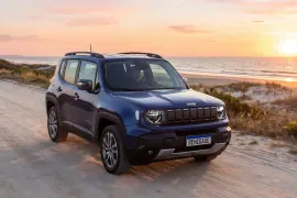 Jeep Renegade Longitude T270 1.3 Turbo 4x2 Aut 2027 – Diagonal Frontal · Foto: Jeep/Stellantis