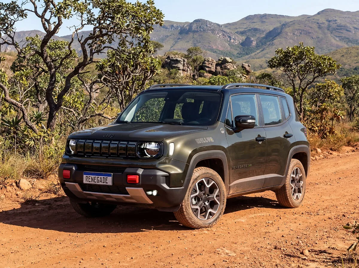 Jeep Renegade Willys T270 1.3 TB 4x4 Flex Aut 2027 – Diagonal Frontal · Foto: Jeep/Stellantis
