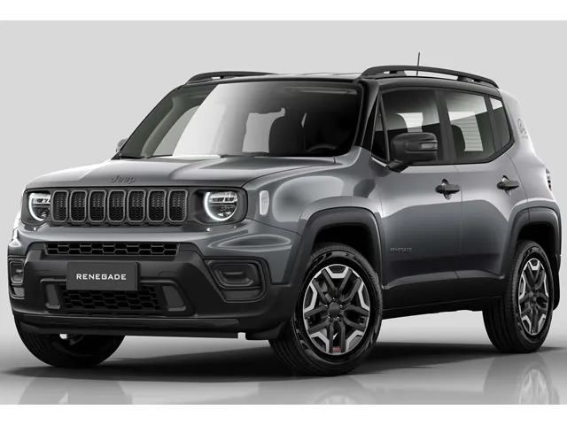 Jeep Renegade Sport Altitude 1.3 TB Flex Aut 2025 – Diagonal Frontal · Foto: Jeep